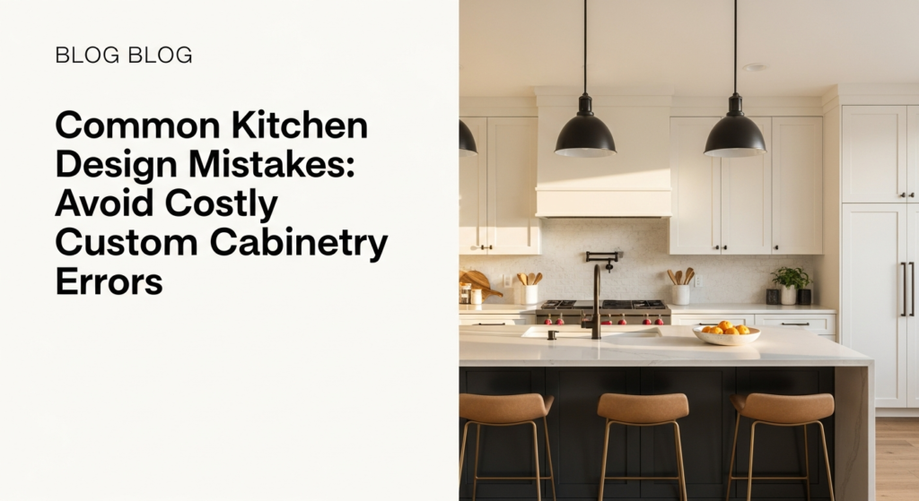 Common Kitchen Design Mistakes: Avoid Costly Custom Cabinetry Errors