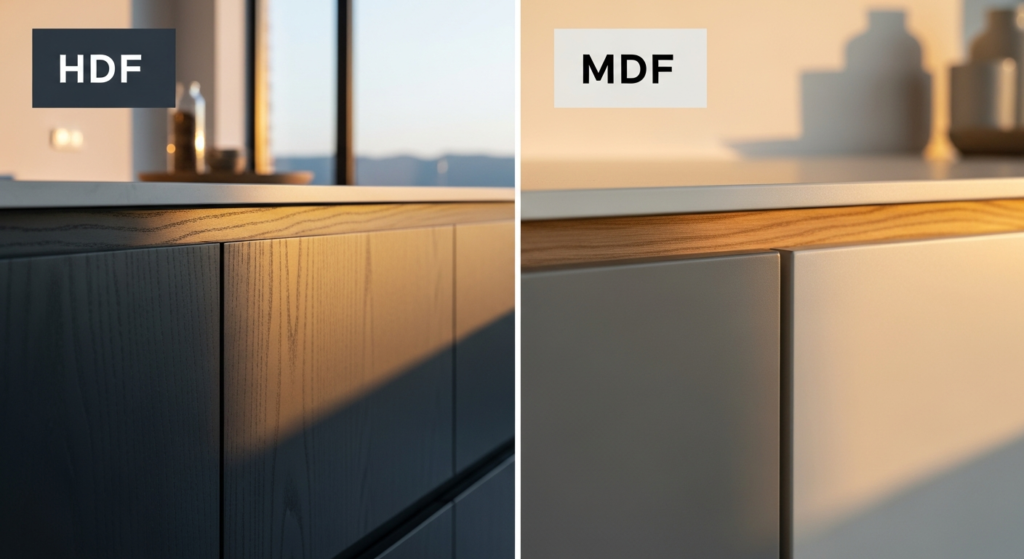 HDF vs. MDF: Essential Differences for Luxury Kitchen Cabinets