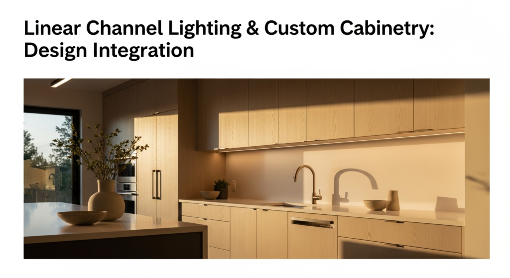 Linear Channel Lighting & Custom Cabinetry: Design Integration