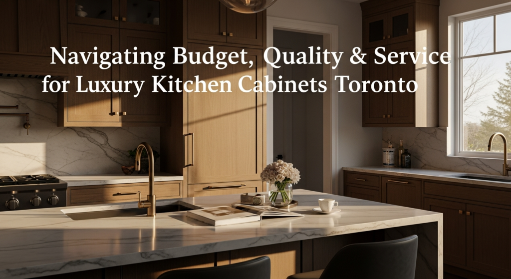 Navigating Budget, Quality & Service for Luxury Kitchen Cabinets Toronto