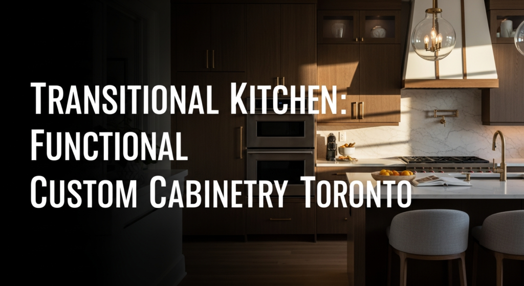 Transitional Kitchen Designs: Functional Custom Cabinetry Toronto